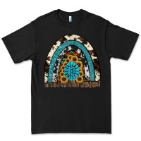 Black rainbow sunflower gemstone Premium Tee - RanaPortraitStore