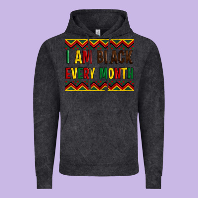 I Am Black Every Month Vintage Hoodie Designed By Artiststas