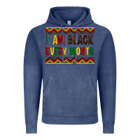 Vintage Denim i am black every month Vintage Hoodie - Artiststas