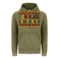Vintage Olive i am black every month Vintage Hoodie - Artiststas
