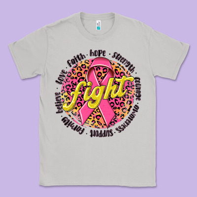 Fight Breast Cancer Classic Tee Designed By Nancycooperartshop