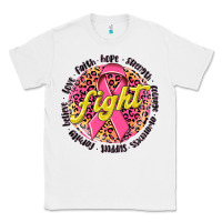 White fight breast cancer Classic Tee - NancyCooperArtShop