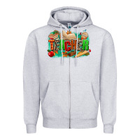 Heather Grey teacher fall Zipper Hoodie - MaliasSmallBusiness