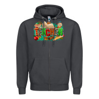 Smoke teacher fall Zipper Hoodie - MaliasSmallBusiness