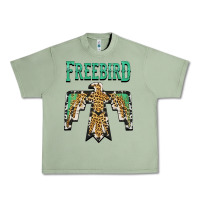 Oil Green freebird native american Urban Heavy Tee - AdoDesignShop
