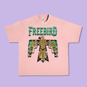 Freebird Native American Urban Heavy Tee Designed By Adodesignshop