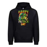 Black Happy St. Patrex Day Urban Hoodie - CowGirlArtShop