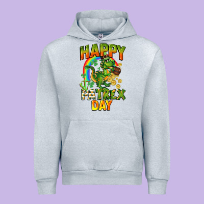 Happy St. Patrex Day Urban Hoodie Designed By Cowgirlartshop