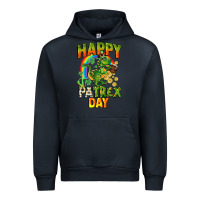 Navy Happy St. Patrex Day Urban Hoodie - CowGirlArtShop