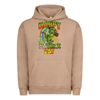 Pigment Burro Happy St. Patrex Day Urban Hoodie - CowGirlArtShop
