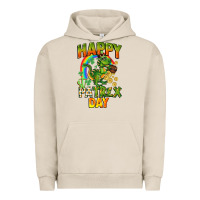 Pigment French Oak Happy St. Patrex Day Urban Hoodie - CowGirlArtShop