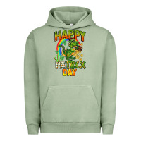 Pigment Oil Green Happy St. Patrex Day Urban Hoodie - CowGirlArtShop