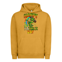 Pigment Peanut Butter Happy St. Patrex Day Urban Hoodie - CowGirlArtShop