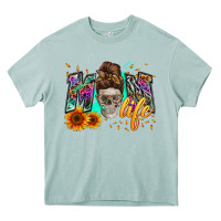 Arona mom life with skull Heavy Core Tee - Zillion Design Studio