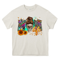 Mom Life With Skull Heavy Core Tee | Teevron