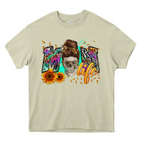 Mossy mom life with skull Heavy Core Tee - Zillion Design Studio