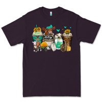 Plum cows coffee cups Premium Tee - Zillion Design Studio
