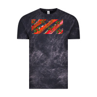 Cloud Black leopar and cowhide with mistletoe Vintage Tee - AdoDesignShop
