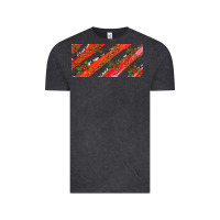 Vintage Black leopar and cowhide with mistletoe Vintage Tee - AdoDesignShop