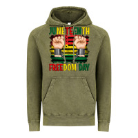 Vintage Olive juneteenth freedom day Vintage Hoodie - Artiststas