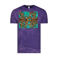 Cloud Purple indian headdress Vintage Tee - Artiststas