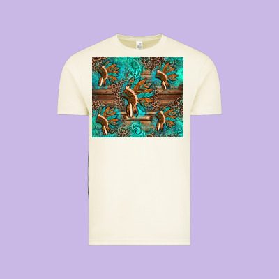Indian Headdress Vintage Tee Designed By Artiststas