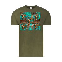 Vintage Olive indian headdress Vintage Tee - Artiststas
