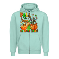 Seafoam fall for jesus he never leaves Zipper Hoodie - MaliasSmallBusiness