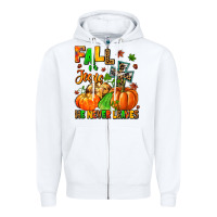 White fall for jesus he never leaves Zipper Hoodie - MaliasSmallBusiness
