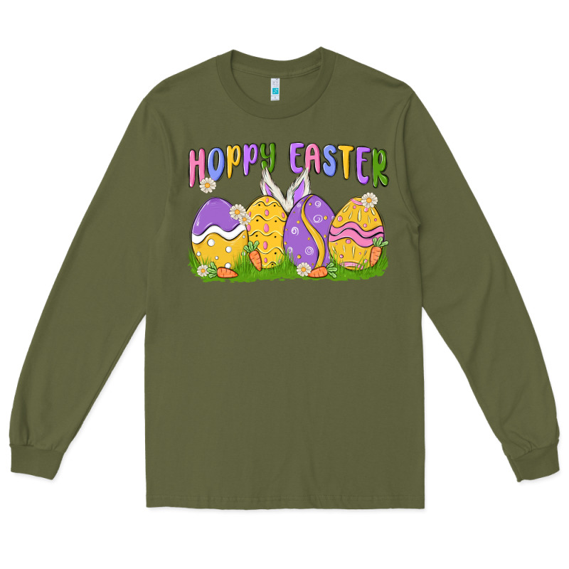 Hoppy Easter Long Sleeve Tee by MaliasSmallBusiness | Teevron