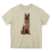 Mossy german shepherd Heavy Core Tee - RanaPortraitStore