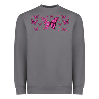 Storm floral breast cancer butterfly Heavyweight Sweatshirt - Jasminsmagicworld