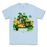 Dusty Blue st patricks truck and gnome Classic Tee - AdoDesignShop