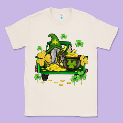 St Patricks Truck And Gnome Classic Tee Designed By Adodesignshop