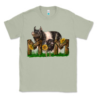 Matcha Western Mom With Hampshire Pig And Baby Pig Classic Tee - LillyAllenDesigns
