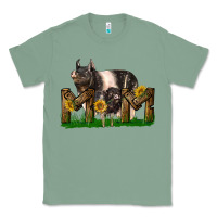 Sage Western Mom With Hampshire Pig And Baby Pig Classic Tee - LillyAllenDesigns