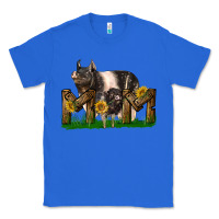 True Royal Western Mom With Hampshire Pig And Baby Pig Classic Tee - LillyAllenDesigns