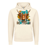 Vintage Artic barn hair don't care long haired cow Vintage Hoodie - Jasminsmagicworld