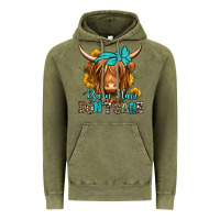 Vintage Olive barn hair don't care long haired cow Vintage Hoodie - Jasminsmagicworld