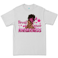 Dove Grey Breast Cancer Awareness with Afro Woman Premium Tee - texasbilliewilder