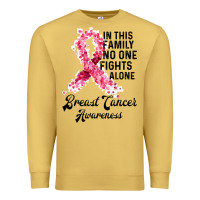 Antique Gold in this family fights alone breast cancer awareness Premium Sweatshirt - Bettercallsaul
