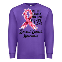 Purple in this family fights alone breast cancer awareness Premium Sweatshirt - Bettercallsaul