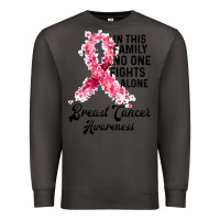 Smoke in this family fights alone breast cancer awareness Premium Sweatshirt - Bettercallsaul