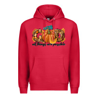 Cardinal With God All Things Are Possible Premium Hoodie - texasbilliewilder