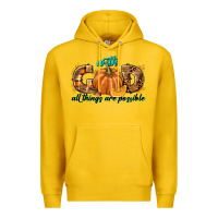 Lemon With God All Things Are Possible Premium Hoodie - texasbilliewilder