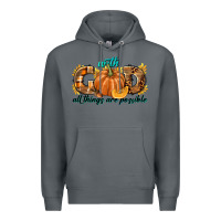 Rock With God All Things Are Possible Premium Hoodie - texasbilliewilder