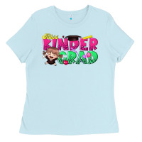 Baby Blue miss kinder grad Ladies Tee - texasbilliewilder