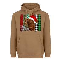 Toasted Coconut Merry Christmas Cow Heavyweight Hoodie - Bettercallsaul
