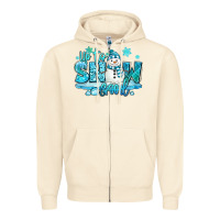 Sandshell up to snow good winter snowman Zipper Hoodie - MaliasSmallBusiness
