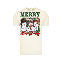 Vintage Arctic merry christmas snowman Vintage Tee - AdoDesignShop